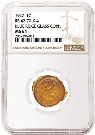 Coinworld-July-25,-2017:-NGC-Certifies-17-Experimental-Glass-Cents-&-Tokens